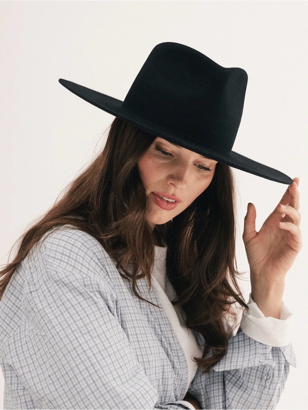WESLEY WIDE BRIM FEDORA HAT